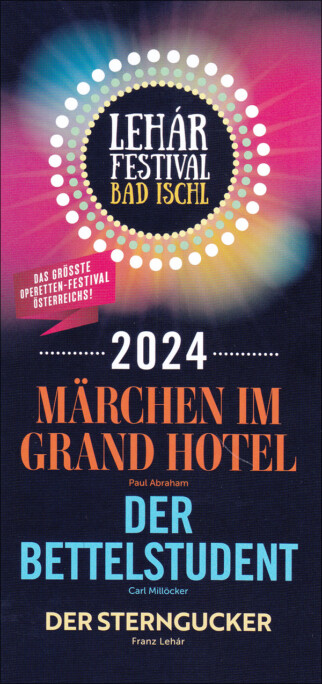 Lehár Festival Bad Ischl 2024.