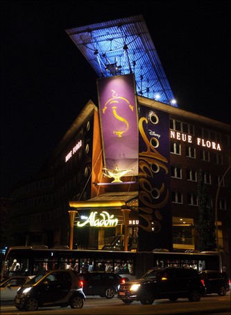 "Aladdin". Stage Theater Neue Flora, Hamburg. Bild: EA Musik HB.