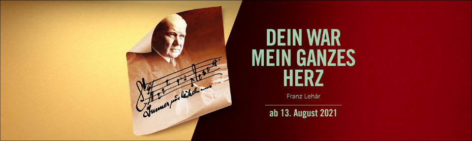 "Dein war mein ganzes Herz". Lehár Festival Bad Ischl 2021. Bild: Lehár Festival Bad Ischl.