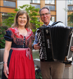Eva Magnusson Esbjörn Ferm "Säg det i toner!" Sofia församling 2025-01-29. Bild: Edition Allegro Musik HB.