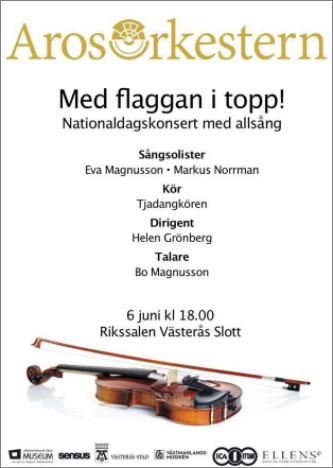 Nationaldagsfirande 6 juni 2026 Västerås Slott.