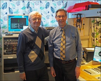 Gunnar Nilsson och Bo Magnusson, musikforskare, producenter och programledare i radio. Bild: EA Musik HB.