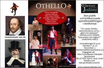 "Othello" på  Teater Improvisation & Co.