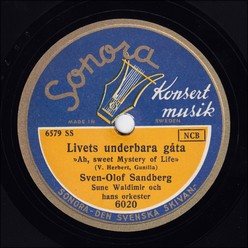 Herbert Naughty Marietta (O) Livets underbara gåta Sandberg 515 78 arkiv G Nilsson 3.15