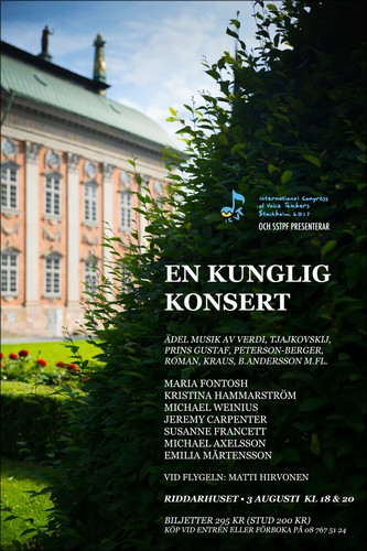 ICVT 2017 Konserter Riddarhuset 3 augusti 2017.