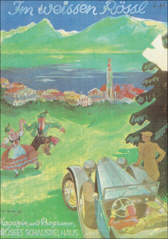 Programbok, titelsida, "Im Weissen Rössl", Grosses Schauspielhaus, Berlin, 8 november 1930.