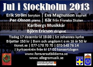 Jul i Stockholm 2013.