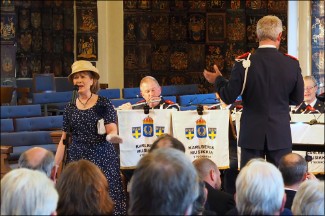 Eva Magnusson med Karlbergs Musikkår under Peter Göthe. Riddarhuset, Stockholm 4 maj 2023.