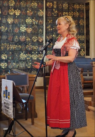 Eva Magnusson "Im Prater blüh'n wieder die Bäume" Riddarhuset, Stockholm 8 maj 2019.