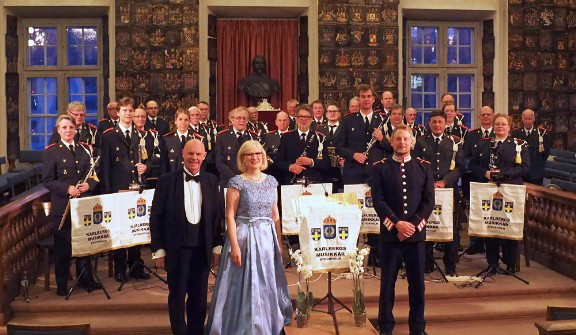 Karlbergs Musikkår, Militärhögskolan Karlberg. Bild: EA Musik HB.