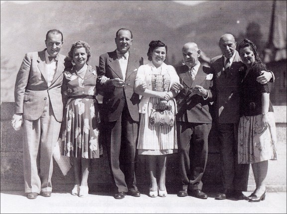 Hermann Leopoldi och Robert Stolz i Salzburg 1947.