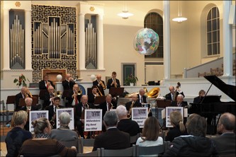 Mälardalens Big Band. Andreaskyrkan, Stockholm den 9 november 2014. Bild EA Musik HB.