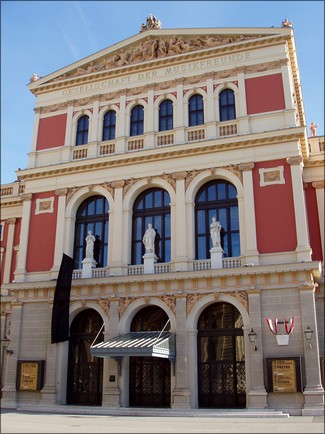 Gesellschaft der Musikfreunde, Musikverein Wien. Bild: EA Musik HB.