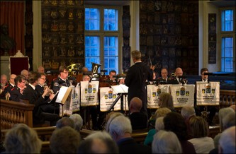 Karlbergs Musikkår konserterar i Riddarhuset, Stockholm.