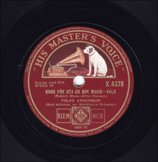 His Master's Voice X.4378.