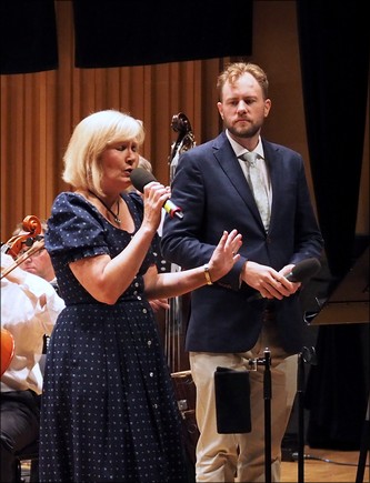 Eva Magnusson, sopran och Markus Norrman, baryton. Bild: EA Musik HB.