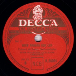 Robert Stolz: "Wien dansar och ler". 78 Arkiv G Nilsson. 1946.